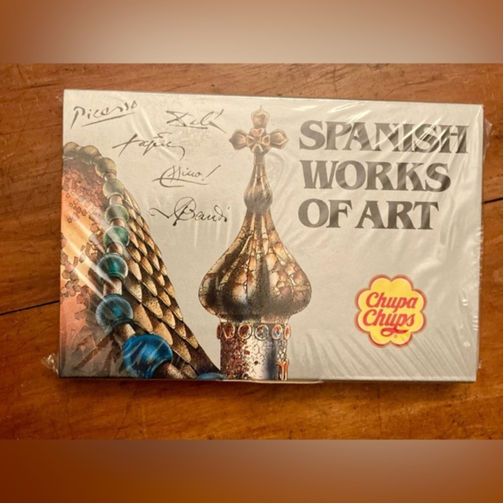 Playing Cards Spanish Works of Art for  Chupa Chups - 2 decks - NIB Sealed